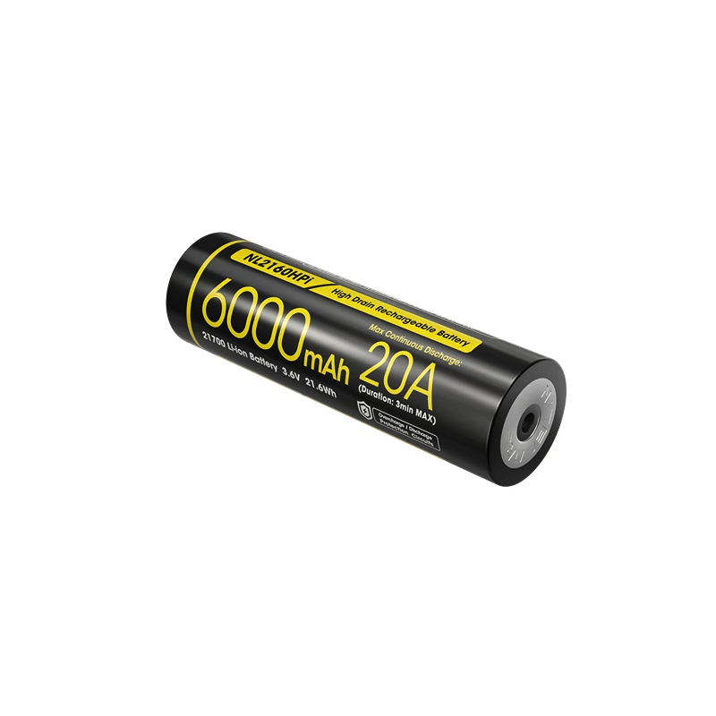 Nitecore 21700 NL2160HPi 6000mAh Li-Ion battery