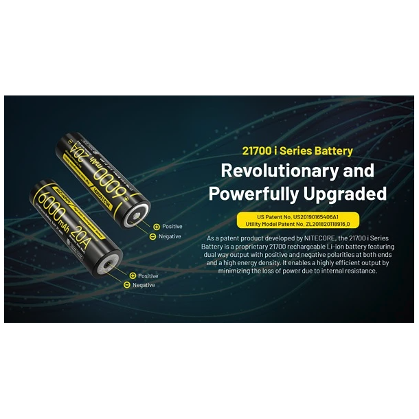 Nitecore 21700 NL2160HPi 6000mAh Li-Ion battery