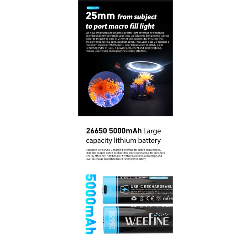 Weefine Ring Light 3000