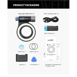 Weefine Ring Light 3000