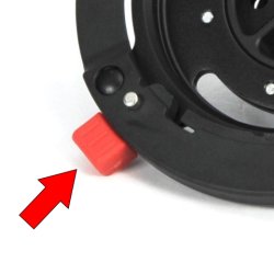 Replacement Red locking Latch with Pin for Bayonet Mount