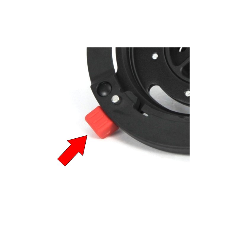Replacement Red locking Latch with Pin for Bayonet Mount