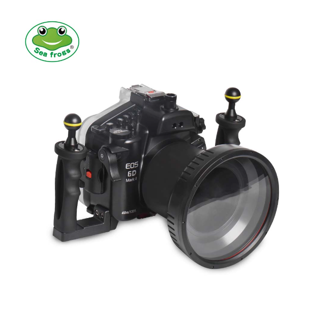 Seafrogs housing for Canon EOS 6DII and Flat Port