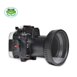 Seafrogs housing for Canon EOS R with Flat port dome