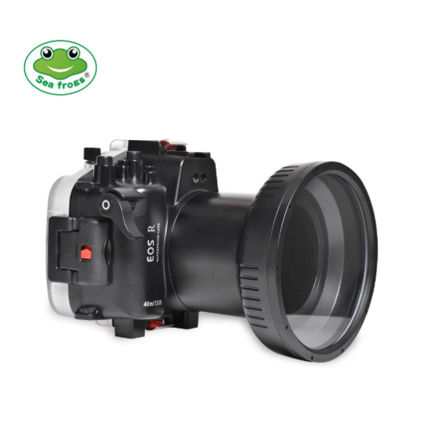 Seafrogs housing for Canon EOS R with Flat port dome
