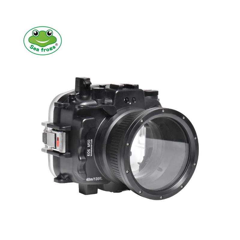 Seafrogs housing for Canon EOS M-50 and Flat Port