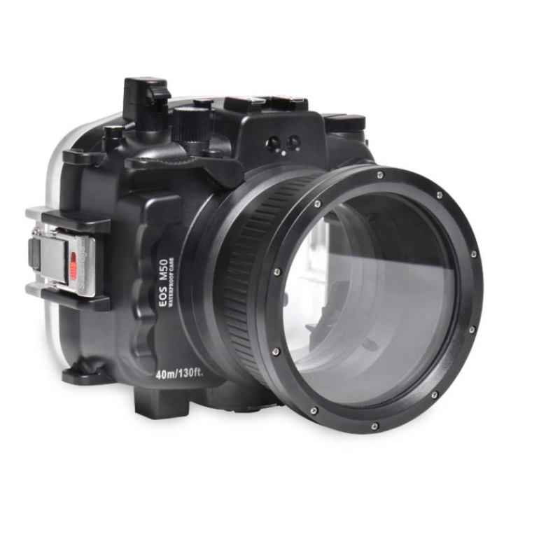 Seafrogs housing for Canon EOS M-50 and Flat Port