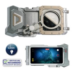 Divevolk SeaTouch 4 Max Platinum Unterwasser-Touchscreen-Geh�use f�r Smartphones