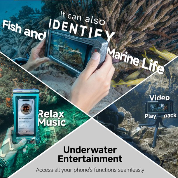 Divevolk SeaTouch 4 Max Platinum Underwater Touchscreen Housing for Smartphone