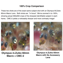 Nauticam Compact Macro Convertor 2 (CMC-2, 2.8x Magnification)