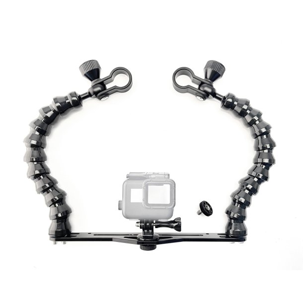 Double Grip Tray with YS flexarm and 26mm light holder