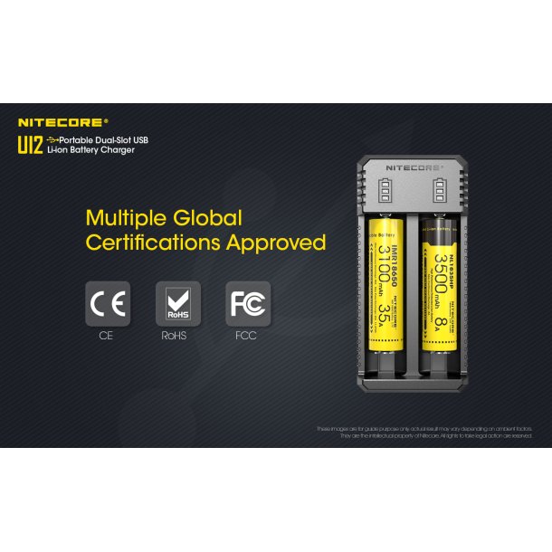 Nitecore UI2 - 2 slot USB Fast Charger
