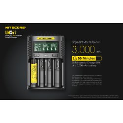 Nitecore UMS4 - 4 slot USB Fast Charger