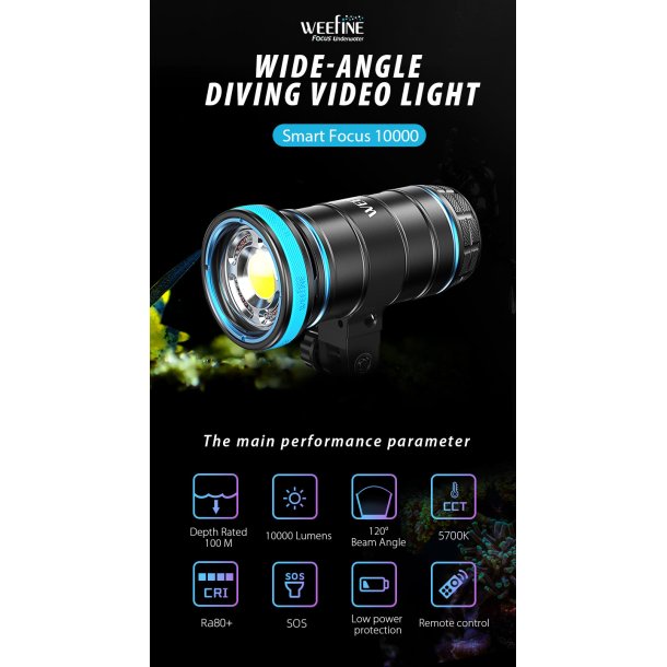 Weefine Smart Focus 10000 Video Light
