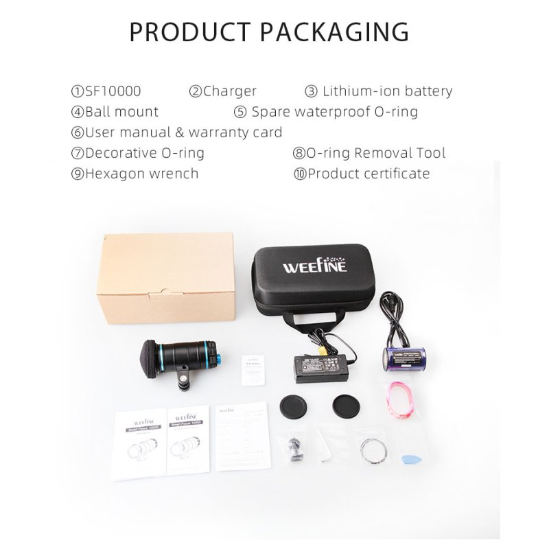 Weefine Smart Focus 10000 Video Light