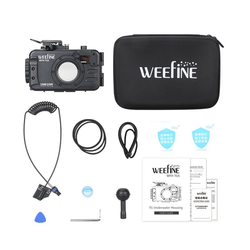WeeFine TGS Underwater Housing for OM SYSTEM TG-5, TG-6 and TG-7