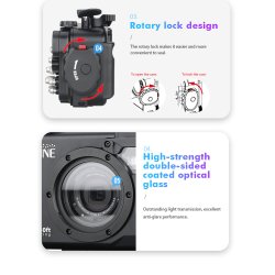 WeeFine TGS Unterwassergeh�use f�r OM SYSTEM TG-5, TG-6 und TG-7