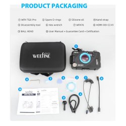 WFH TG-Pro Underwater Camera Housing (TG-7)