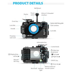 WFH TG-Pro Underwater Camera Housing (TG-7)