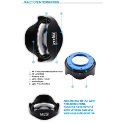 Weefine WFL12 Wide Angle Conversion Lens M67-24mm