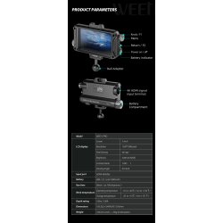 Weefine WED-5 PRO Underwater Monitor