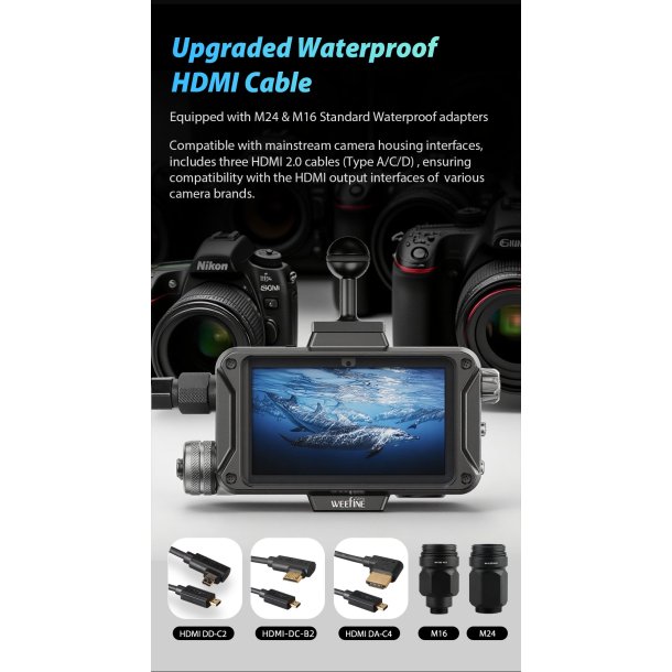 Weefine WED-5 PRO Underwater Monitor