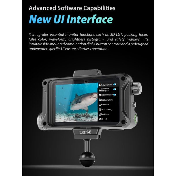 Weefine WED-5 PRO Underwater Monitor