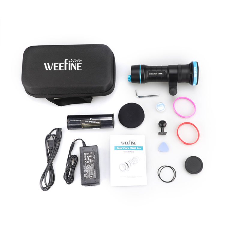 Weefine Solar Flare 13000 Pro Underwater Video Light