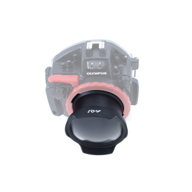 AOI DLP-10  4" Acrylic Semi-Dome Port for Olympus OM-D Mount Housing