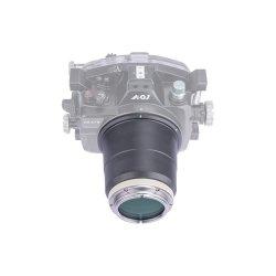 AOI FLP-104  Flat Port - 115 for AX Port Mount Housing (100mm Macro) 