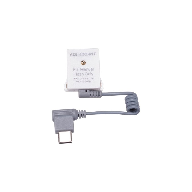 AOI HSC-01C  Hot Shoe Connector with USB-C Connection ( For Manual Flash Trigger )