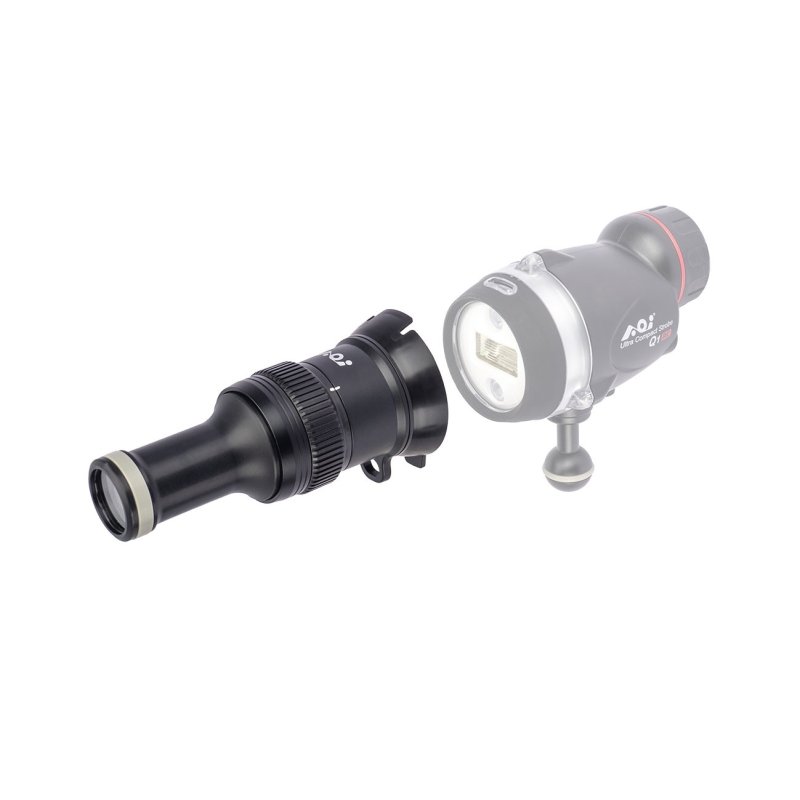 Snoot Adapter f�r Taschenlampe der AOI Q1-Serie
