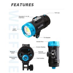 Weefine Smart Focus 7000 Video Light