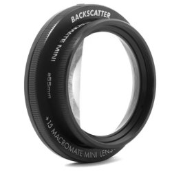 Backscatter 55mm Lens Adapter for +15 MACROMATE Mini and Sharp Wide Lens Pro QRS-02 Mount