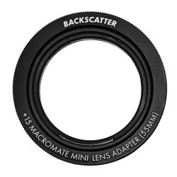 Backscatter 55mm Lens Adapter for +15 MACROMATE Mini and Sharp Wide Lens Pro QRS-02 Mount
