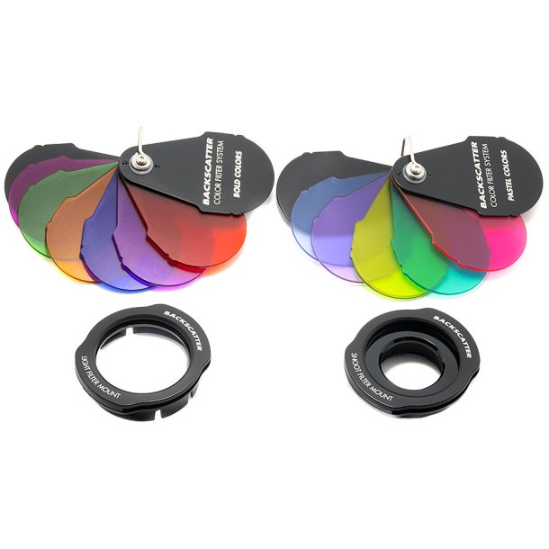  Backscatter Farbfilter-Bundle fr Mini-Blitz, Macro Wide 4300 Licht &amp; OS-1 Snoot
