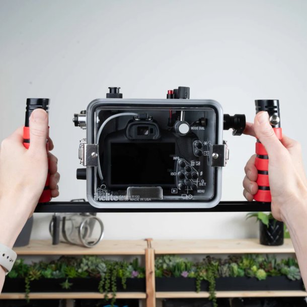 Ikelite 200DLM/D Underwater Housing for Canon EOS R100 with Dome Port, Handles &amp; Vacuum