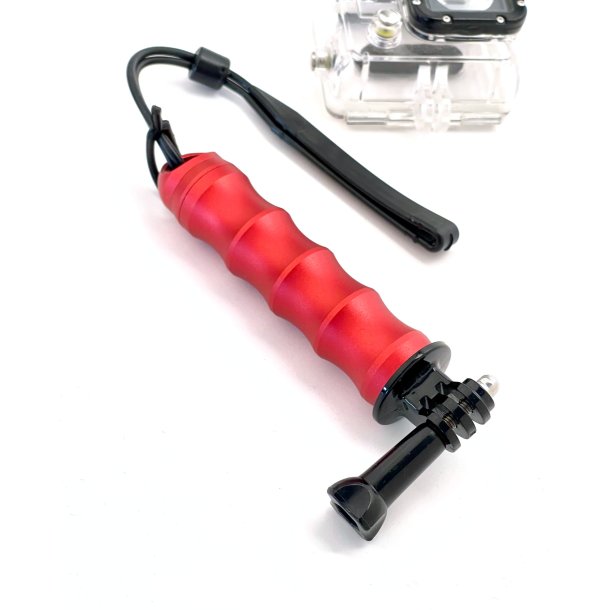 Alu Handle with GoPro Mount (RED)
