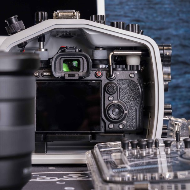 Ikelite 200DL Unterwassergeh�use f�r Sony a1 II, a9 III Deluxe-Version mit Griffen, Vakuumpumpe und USB-C-Ladebulkhead